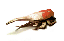 Origami Hercules beetle by Paulius Mielinis on giladorigami.com