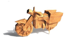 Origami Motorcycle by Itagaki Yuichi on giladorigami.com