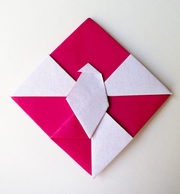 Origami Dove of peace - 2D by Kunihiko Kasahara on giladorigami.com
