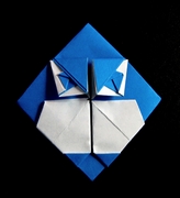 Origami Owl - 2D by Kunihiko Kasahara on giladorigami.com