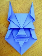 Origami Viking helmet by Kunihiko Kasahara on giladorigami.com