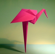Origami Heron by Tatsuo Miyawaki on giladorigami.com