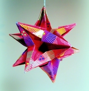 Origami 3D star by John Montroll on giladorigami.com