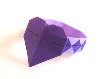 Origami Diamond heart ring by Jeremy Shafer on giladorigami.com