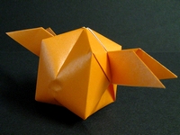 Origami Winged cube by Traditional on giladorigami.com