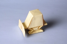 Origami Bulldozer by Yehuda Peled on giladorigami.com