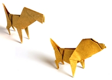 Origami Dogs by Yehuda Peled on giladorigami.com