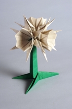 Origami Sea Daffodil by Yehuda Peled on giladorigami.com