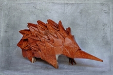 Origami Echidna - Spiny anteater by Steven Casey on giladorigami.com