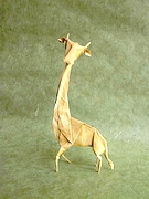 Origami Giraffe by Tito Cuba on giladorigami.com