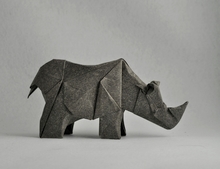 Origami Rhinoceros by Roman Diaz on giladorigami.com