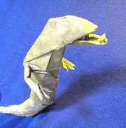Origami Alien 2 by Fernando Gilgado Gomez on giladorigami.com