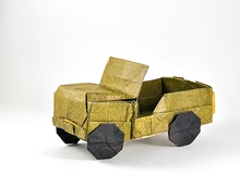 Origami Jeep - Willy N38B by Alberto Plaja on giladorigami.com