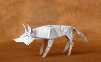 Origami Wolf by Juan Pedro Rubio Pena on giladorigami.com