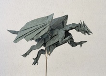 Origami Luster dragon by Lee In Seop on giladorigami.com