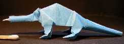 Origami Anteater by Peter Budai on giladorigami.com