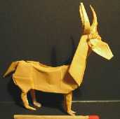 Origami Gazelle by John Montroll on giladorigami.com