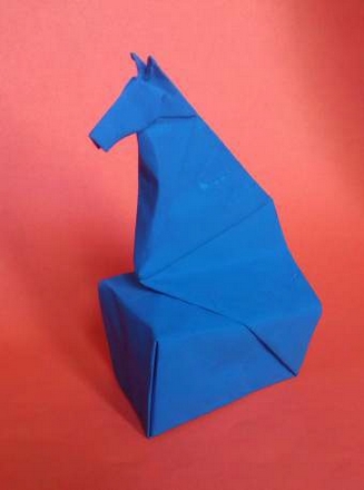Origami Horse bust by Leonardo Pulido Martinez on giladorigami.com