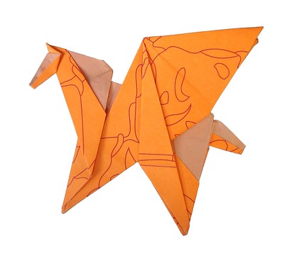 Origami Flying pegasus by Leonardo Pulido Martinez on giladorigami.com