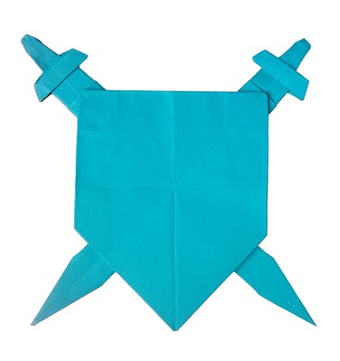 Origami Shield by Leonardo Pulido Martinez on giladorigami.com