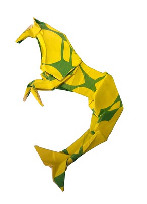 Origami Hippocampus by Leonardo Pulido Martinez on giladorigami.com