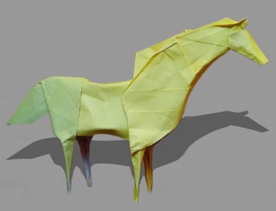 Origami Horse by Leonardo Pulido Martinez on giladorigami.com