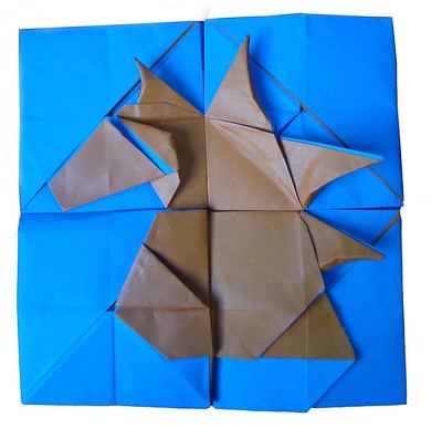 Origami Horse puzzle by Leonardo Pulido Martinez on giladorigami.com