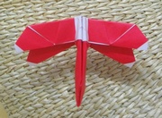 Origami Dragonfly by Seo Won Seon (Redpaper) on giladorigami.com