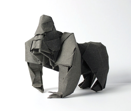Origami Gorilla by Seo Won Seon (Redpaper) on giladorigami.com