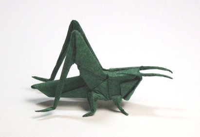 Origami Grasshopper by Seo Won Seon (Redpaper) on giladorigami.com