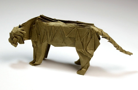 Origami Siberian tiger by Seo Won Seon (Redpaper) on giladorigami.com