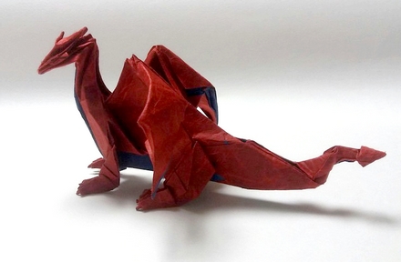 Origami Western dragon by Seo Won Seon (Redpaper) on giladorigami.com