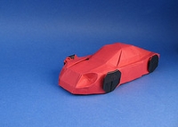 Origami Sportscar by Ryo Aoki on giladorigami.com