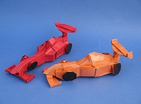 Origami Racing car by Ryo Aoki on giladorigami.com