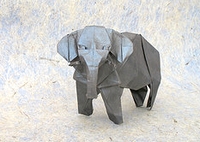 Origami Elephant by Mark Bolitho on giladorigami.com