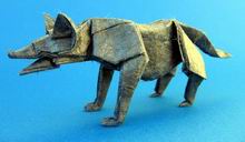 Origami Hyena by Christophe Boudias on giladorigami.com