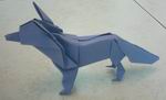 Origami Coyote by John Montroll on giladorigami.com