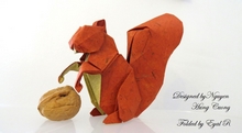 Origami Squirrel by Nguyen Hung Cuong on giladorigami.com