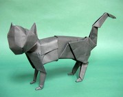 Origami Cat by Miyajima Noboru on giladorigami.com