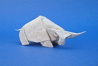 Origami Buffalo by Hoang Tien Quyet on giladorigami.com
