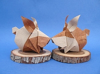 Origami Rabbit by Hoang Tien Quyet on giladorigami.com