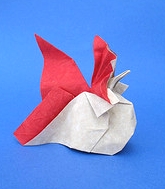 Origami Rooster by Hoang Tien Quyet on giladorigami.com