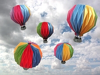 Origami Hot air balloon - Montgolfier by Yuri Shumakov on giladorigami.com