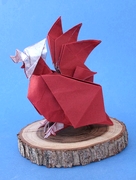 Origami Bantam by Hojyo Takashi on giladorigami.com