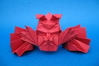 Origami Shibaraku head by Hojyo Takashi on giladorigami.com