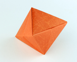 Origami Hexahedron by Larry Hart on giladorigami.com