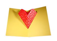 Origami Heart card 2 by Nick Robinson on giladorigami.com