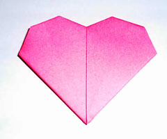 Origami Pocket heart by Francis Ow on giladorigami.com