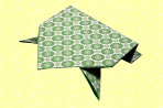 Origami Jumping frog by John Smith on giladorigami.com