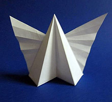 Origami Table place card angel by David Wires (David Donahue) on giladorigami.com